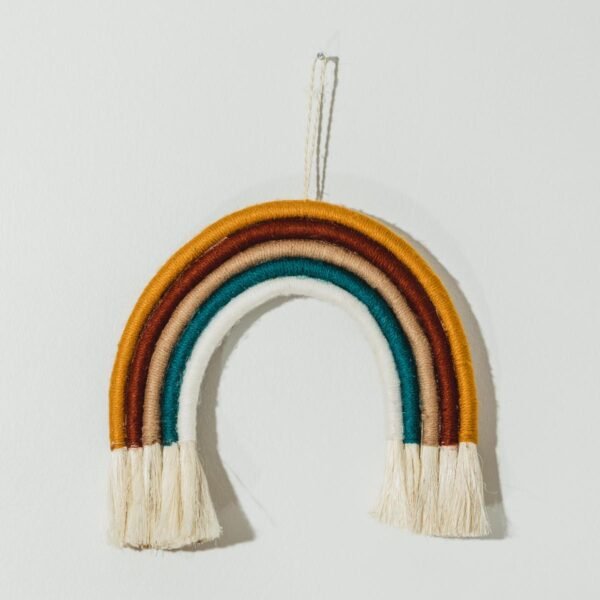 Rainbow Yarn Wall Hanging