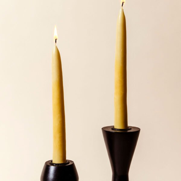 Beeswax Taper Candle Set