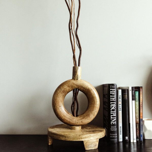 Bloom Wooden Vase
