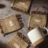 Woven Wool Coasters (Set of 4)